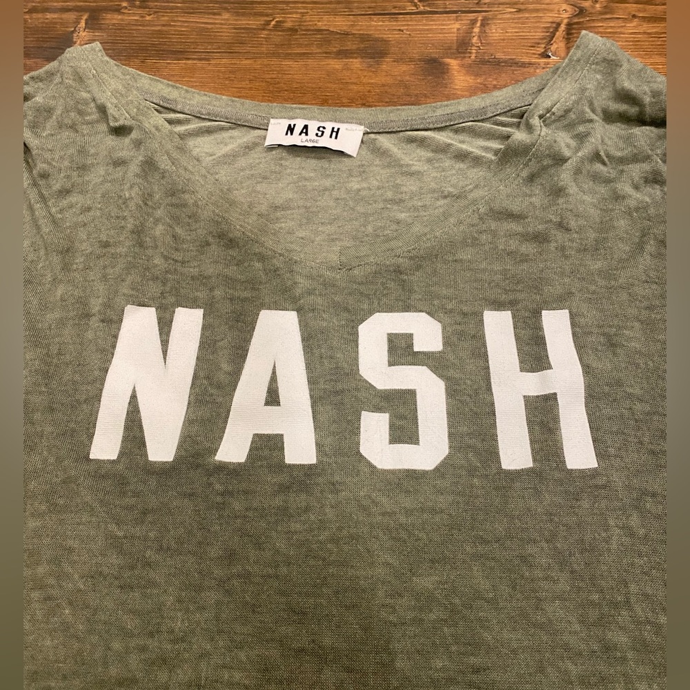 Long sleeve crop Nash shirt